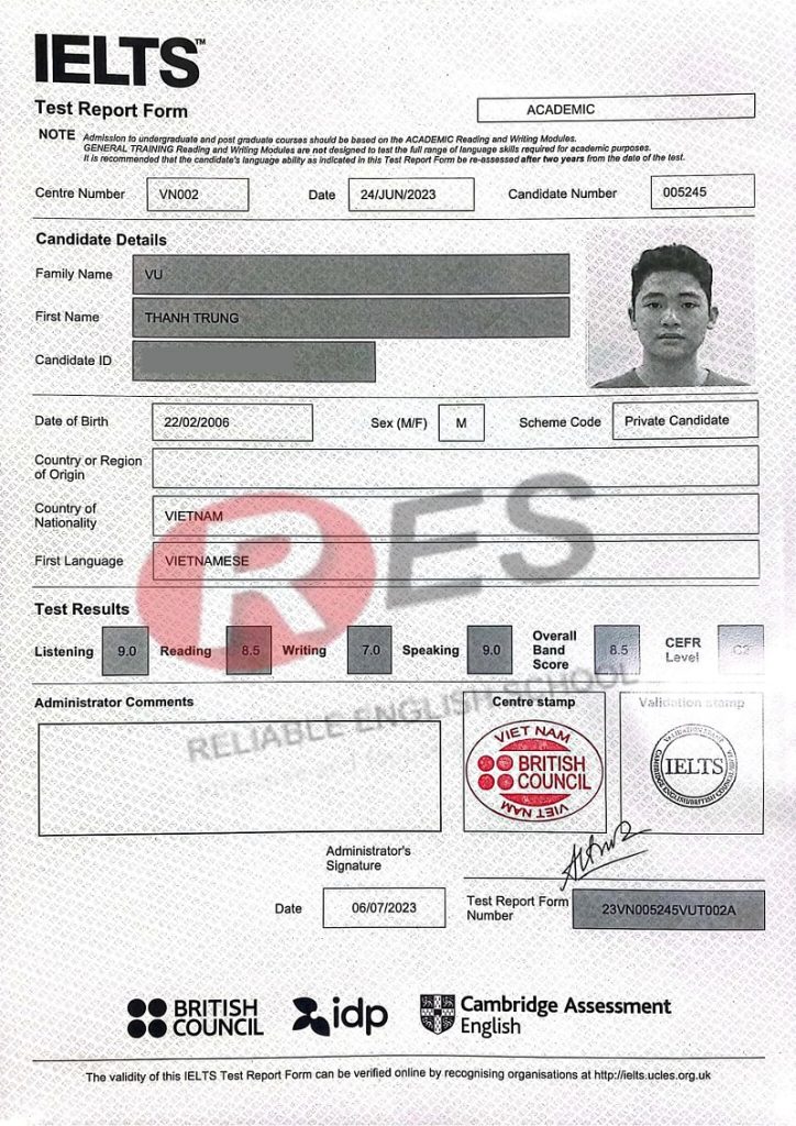 Câu hỏi thường gặp khi học Ielts tại Trung tâm Anh ngữ RES