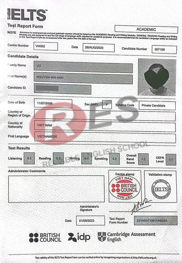 Luyện thi IELTS 7.5